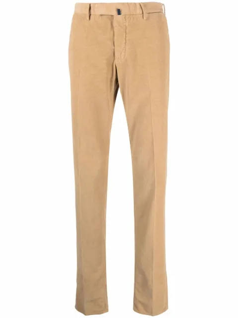 Incotex straight-leg corduroy trousers Neutrals 1W003040885