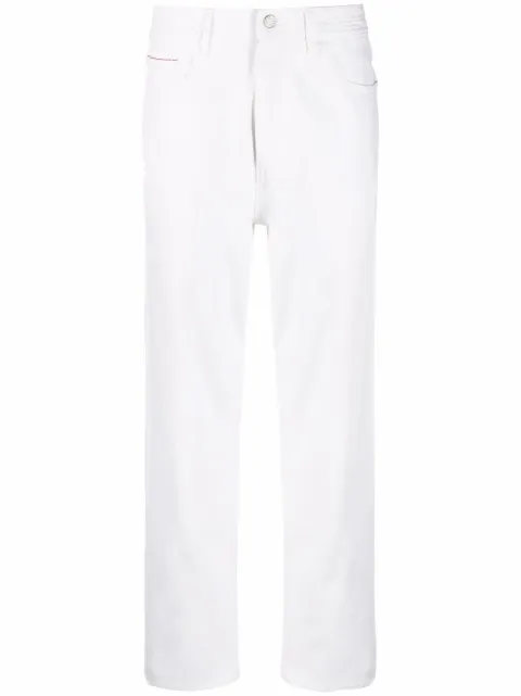 Jacob Cohën cropped straight-leg jeans White VQC0585S3599044F