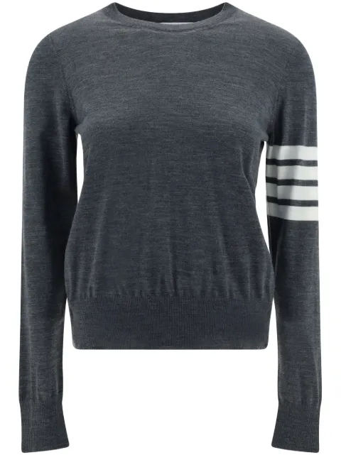 Thom Browne 4-Bar merino jumper Grey FKA280AY1014