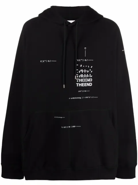 Takahiromiyashita The Soloist graphic-print hoodie Black SC0022AW21