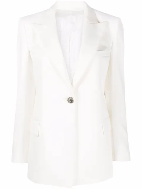 Philipp Plein embellished single-breasted blazer White SABCWRF0431PTE003N