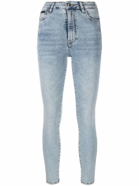 Philipp Plein Hexagon skinny jeans Blue SABCWDT1868PDE004N