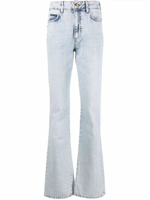 Philipp Plein high-waisted flared jeans Blue SABCWDT1849PDE004N