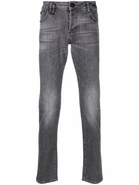 Philipp Plein low-rise slim-fit jeans Grey SABCMDT2766PDE004N