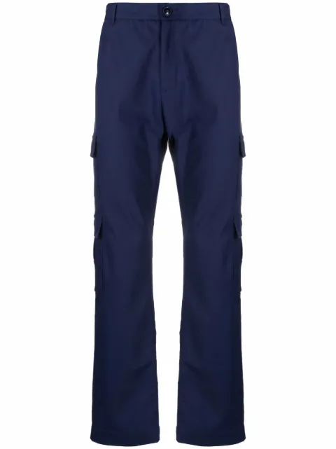 Martine Rose straight-leg cargo trousers Blue M826PN