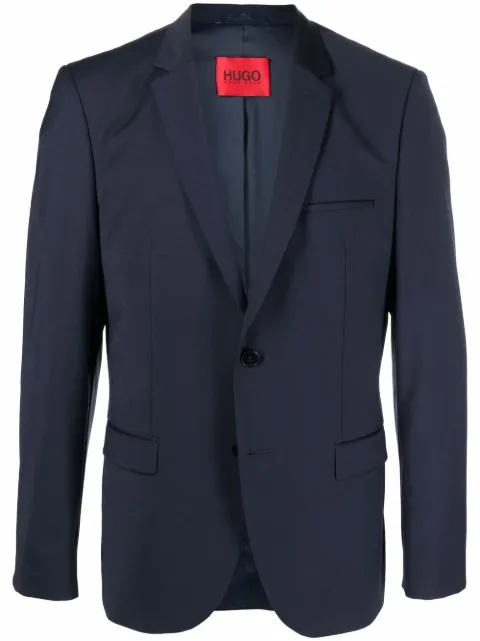 HUGO single-breasted suit jacket Blue 50446523