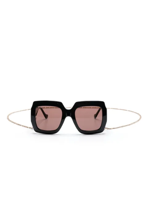 Gucci Eyewear Interlocking G square-frame sunglasses Black 680883J1692