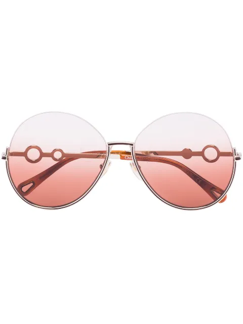 Chloé Eyewear Sofya round-frame sunglasses Brown CH0067S