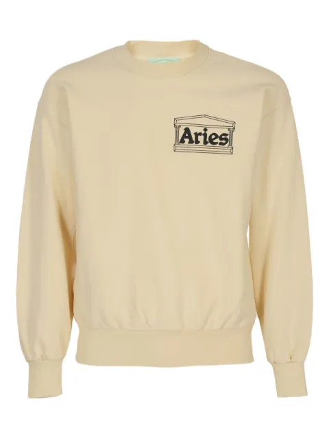 Aries logo sweater Neutrals FSAR20000
