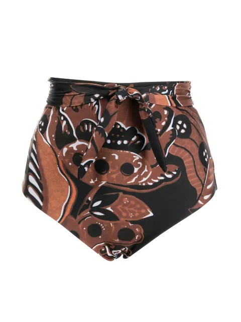 Mara Hoffman Calaia Abigail bikini briefs Brown W2PV10061
