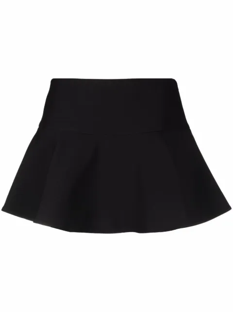 Valentino Garavani flared-effect mini skirt Black BRA8861CF