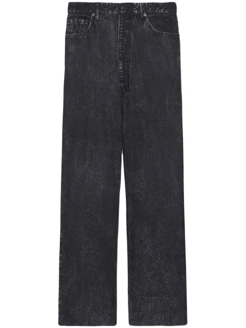 Balenciaga straight-leg jeans Black 621588TJW37