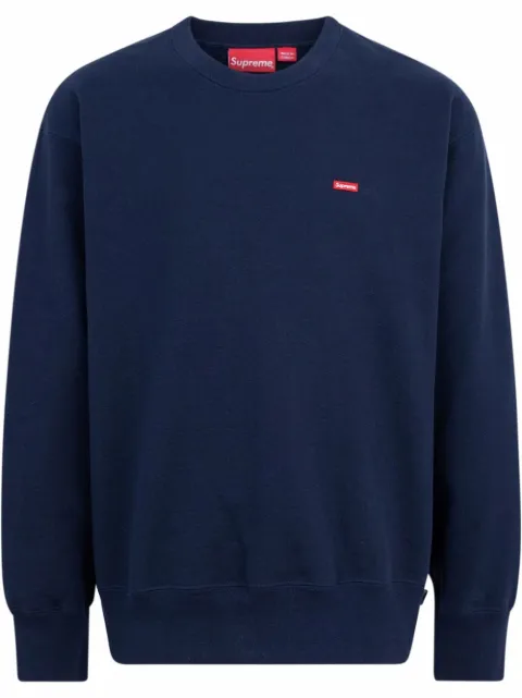 Supreme small box logo crewneck sweatshirt Blue SU10828