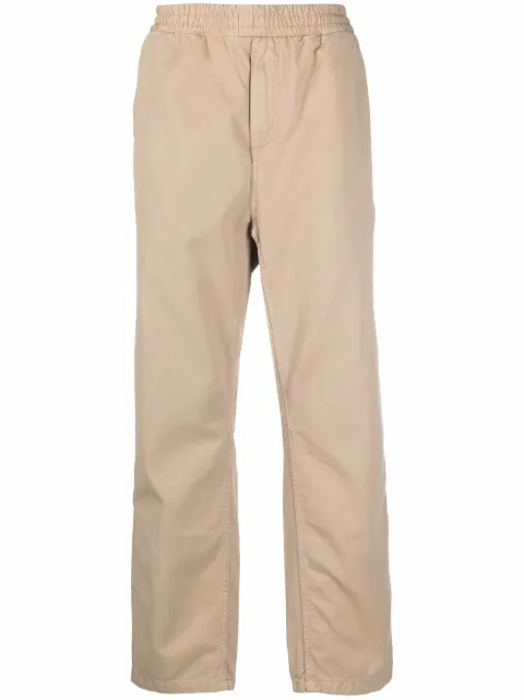 Carhartt WIP high-rise straight-leg trousers Neutrals I029919