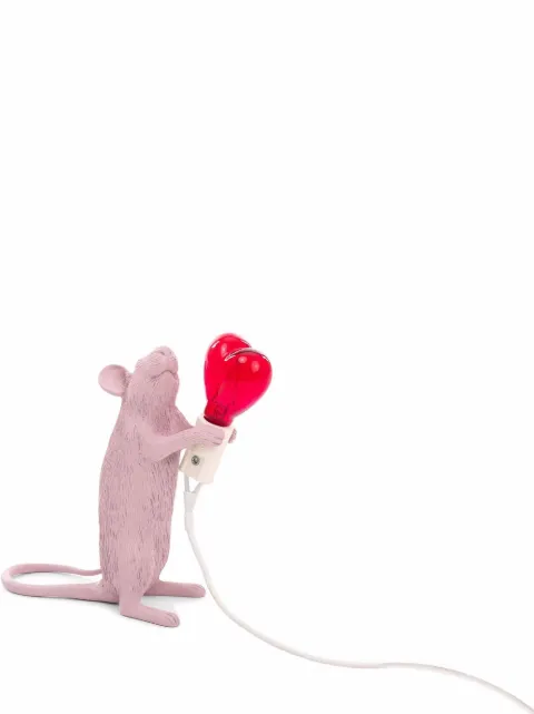 Seletti Mouse 'Valentine's Day' lamp Pink 15220SV