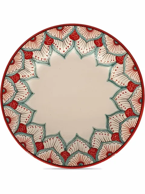 Les-Ottomans Peacock dessert plate Multicolour PK0421
