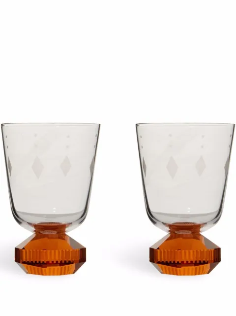 Reflections Copenhagen Chelsea set of two glasses Red 340