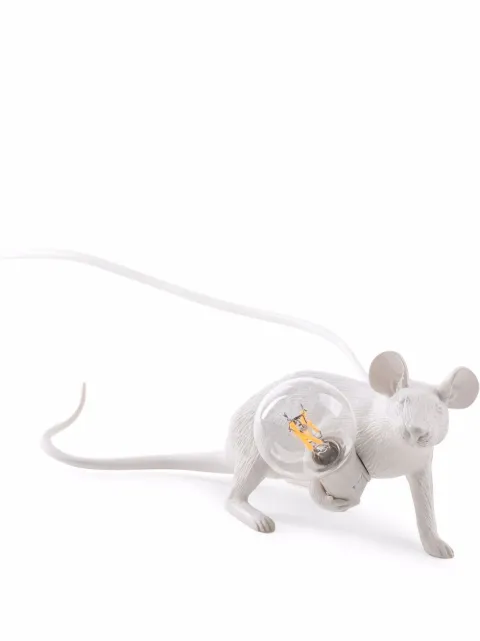 Seletti Mouse resin lamp White 15222