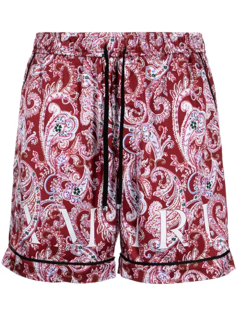 AMIRI paisley-print drawstring shorts MBF009610