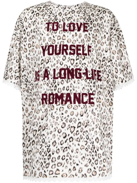 COOL T.M leopard-print T-shirt Brown M1PJ9001A21014