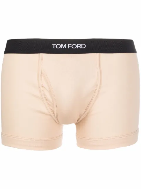 TOM FORD logo-waistband boxers Neutrals T4LC31040