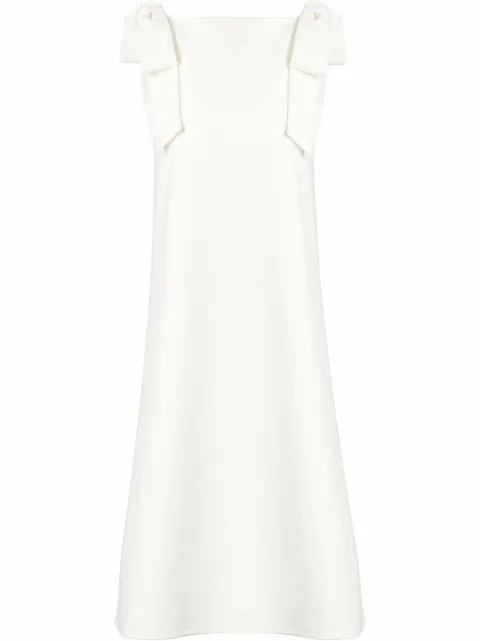 Carolina Herrera tie-strap shift dress White R2211N557SFR