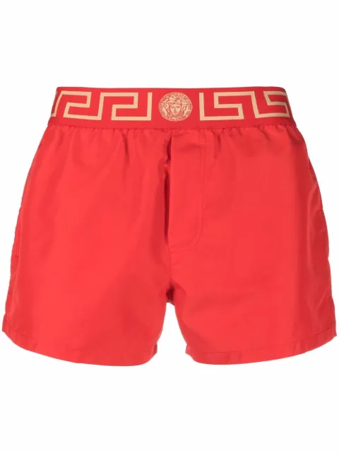 Versace Greca Border swim shorts Red 1001609A232415