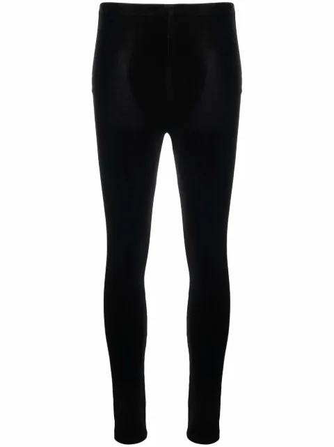 Alchemy x Lia Aram velvet skinny trousers Black LIA420