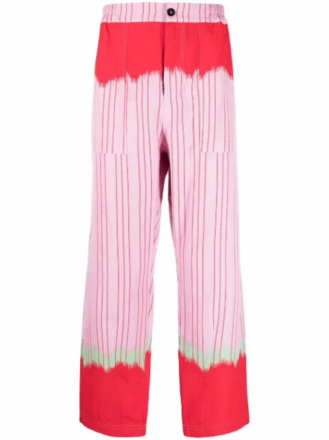 Henrik Vibskov Crunch straight-leg trousers Red SS22M519