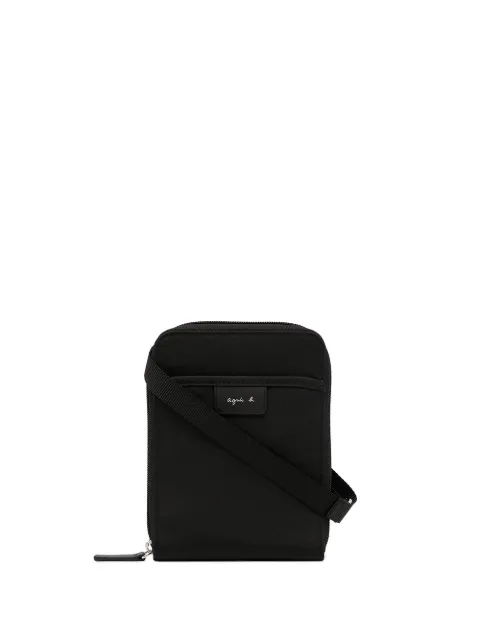 agnès b. logo-patch messenger bag Black O372VNR5