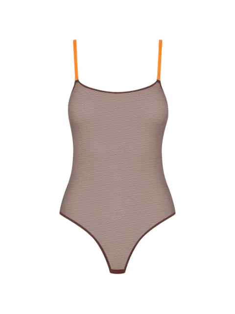 Maison Close Corps à Corps mesh bodysuit Brown 560290