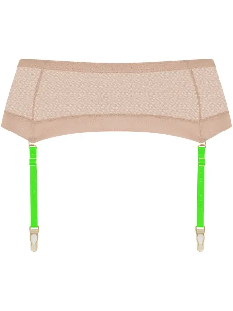 Maison Close Corps à Corps mesh garter belt Neutrals 560317