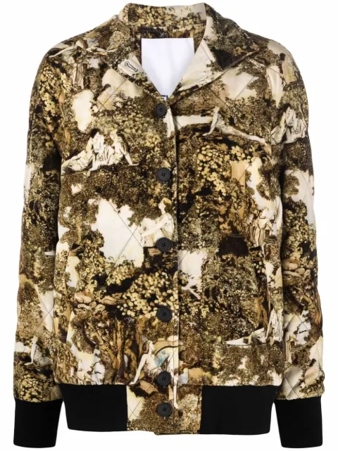 Kenzo abstract-print jacket Neutrals FB62BL1149V4