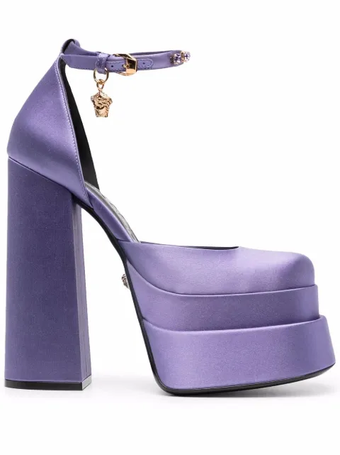Versace Medusa Aevitas platform pumps Purple 1002005DRA6