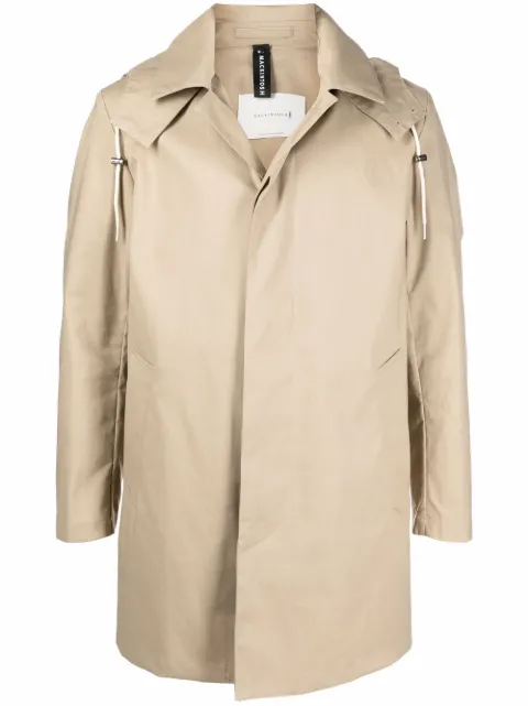 Mackintosh Cambridge short hooded coat Neutrals MO6764