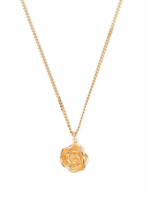 Emanuele Bicocchi rose pendant necklace Gold RSP1G