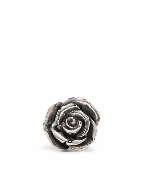 Emanuele Bicocchi rose stud single earring Silver RSE1