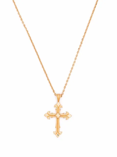 Emanuele Bicocchi Fleury Cross pendant necklace Gold CCN2G