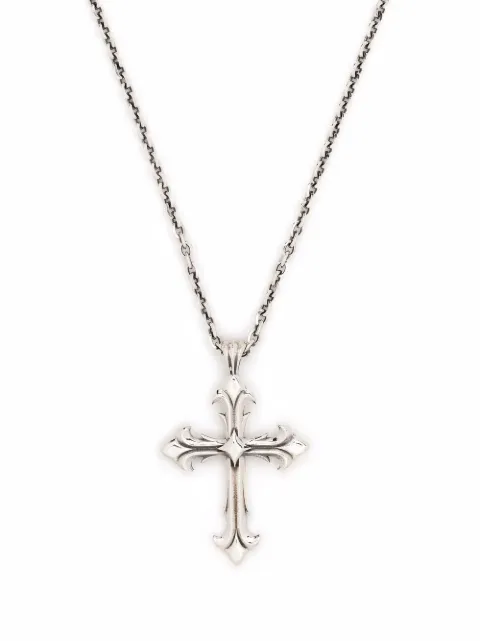 Emanuele Bicocchi Fleury Cross pendant necklace Silver CCN1NODIAMONDS