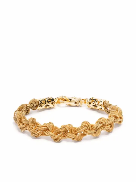 Emanuele Bicocchi Knot Braid bracelet Gold NDB1G