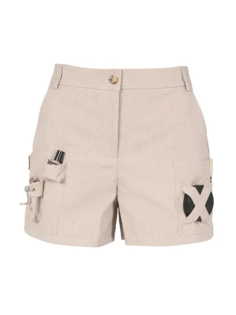 Moschino Safari gabardine skirt Neutrals J03025430