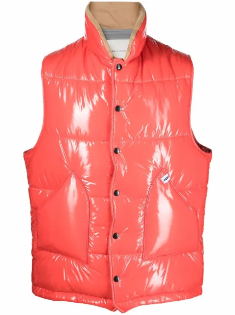 Mackintosh OSAKA quilted gilet Red MO6779