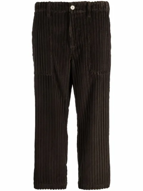 Jejia corduroy cropped trousers Brown 3139J1P004215509