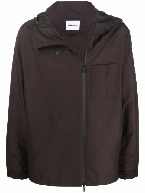AMBUSH zip-fastening lightweight jacket Brown BMEB002F21FAB0026410