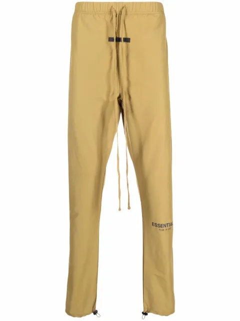 FEAR OF GOD ESSENTIALS logo-print track pants Neutrals 130SU212012F