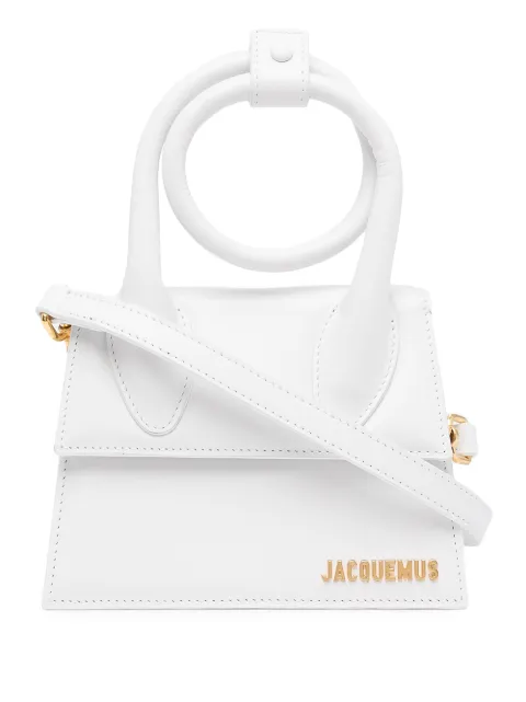 Jacquemus Le Chiquito Noeud tote bag White 213BA0053000100