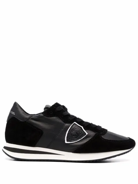 Philippe Model Paris logo patch sneakers Black TZLD6004