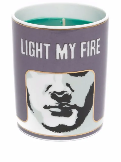 GINORI 1735 Light My Fire candle Purple 179RG00FX0021