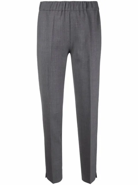 D.Exterior drawstring wool trousers Grey 53914A12FEL