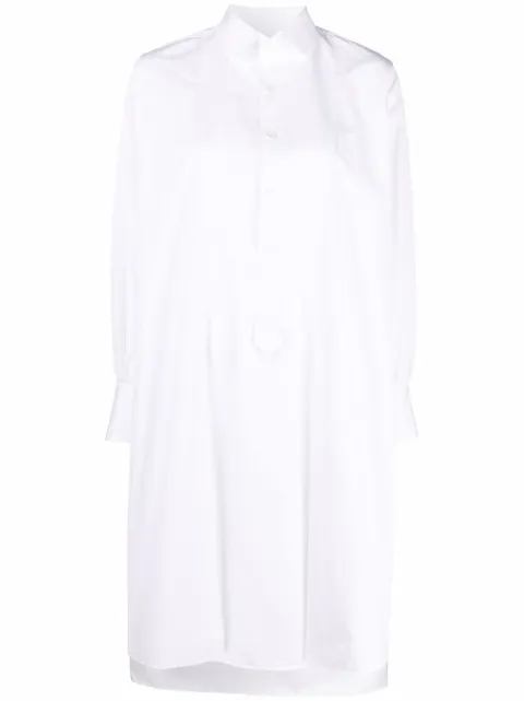 Maison Margiela high-low hem shirtdress White S51CU0269S54193
